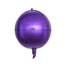 2 pcs 12" wide 4D Orbz Round Mylar Foil Balloons