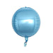 2 pcs 12" wide 4D Orbz Round Mylar Foil Balloons BLOON_FOL0018_13_BLUE