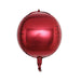 2 pcs 12" wide 4D Orbz Round Mylar Foil Balloons BLOON_FOL0018_13_BURG