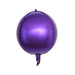 2 pcs 12" wide 4D Orbz Round Mylar Foil Balloons BLOON_FOL0018_13_PURP