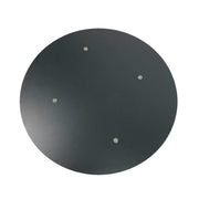 2 pcs 13" Round Mirror Glass Charger Plates with Diamond Rim - Silver CHRG_GLAS0007_SILV