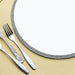 2 pcs 13" Round Mirror Glass Charger Plates with Rhinestone Rim