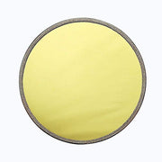 2 pcs 13" Round Mirror Glass Charger Plates with Rhinestone Rim CHRG_GLAS0004_GOLD