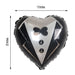 2 pcs 14" Heart Shaped Foil Balloons Set - Wedding Groom Tuxedo and Bride Dress BLOON_FOL0001_20