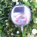 2 pcs 14" wide 4D Orbz Round Mylar Foil Balloons
