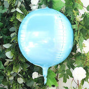 2 pcs 14" wide 4D Orbz Round Mylar Foil Balloons