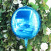 2 pcs 14" wide 4D Orbz Round Mylar Foil Balloons