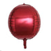 2 pcs 14" wide 4D Orbz Round Mylar Foil Balloons BLOON_FOL0018_17_BURG