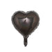 2 pcs 15" wide Hearts Mylar Foil Balloons BLOON_FOL0020_15_BLK
