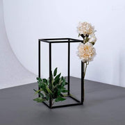 2 pcs 16" tall Geometric Metal Stands Wedding Flower Vase Holders