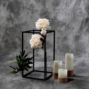 2 pcs 16" tall Geometric Metal Stands Wedding Flower Vase Holders