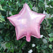 2 pcs 16" wide 4D Stars Mylar Foil Balloons