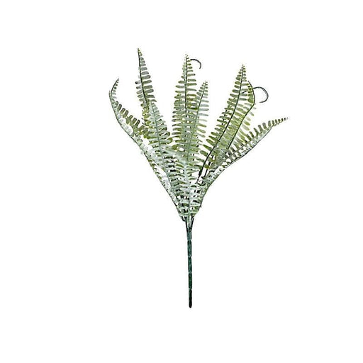 2 pcs 18" Faux Boston Fern Artificial Leaves Greenery Stems - Green ARTI_FERN_009_FRO
