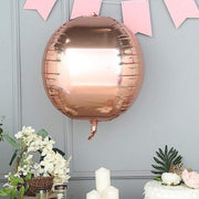 2 pcs 18" wide 4D Orbz Round Balls Mylar Foil Balloons