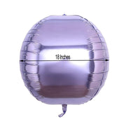 2 pcs 18" wide 4D Orbz Round Balls Mylar Foil Balloons