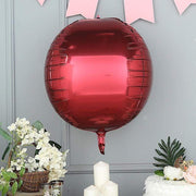 2 pcs 18" wide 4D Orbz Round Balls Mylar Foil Balloons