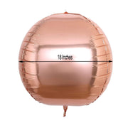2 pcs 18" wide 4D Orbz Round Balls Mylar Foil Balloons