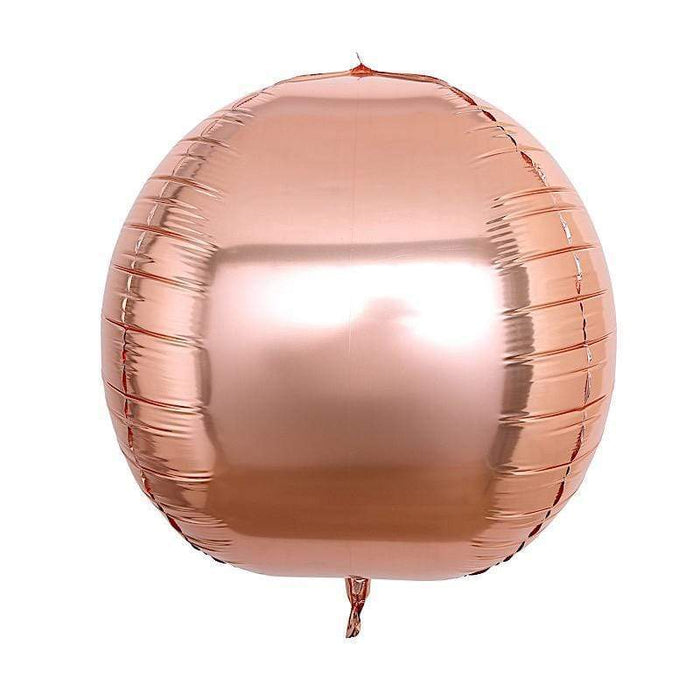 2 pcs 18" wide 4D Orbz Round Balls Mylar Foil Balloons BLOON_FOL0018_24_RG