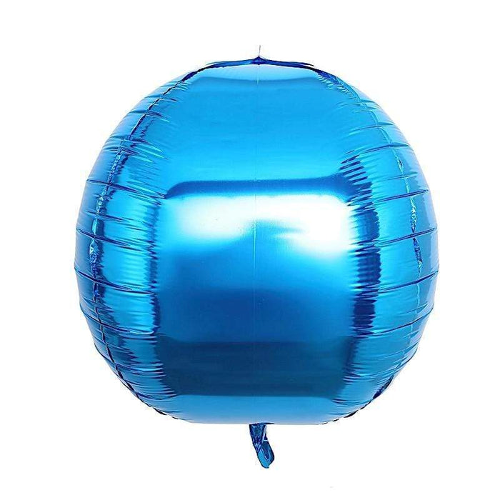 2 pcs 18" wide 4D Orbz Round Balls Mylar Foil Balloons BLOON_FOL0018_24_ROY