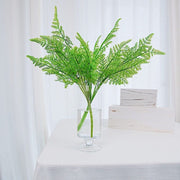 2 pcs 19" Asparagus Fern Artificial Leaves Greenery Stems - Green ARTI_FERN_007_GRN