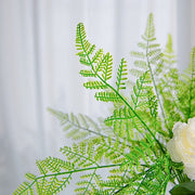 2 pcs 19" Asparagus Fern Artificial Leaves Greenery Stems - Green ARTI_FERN_007_GRN