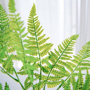 2 pcs 19" Faux Boston Fern Artificial Leaves Greenery Stems - Green ARTI_FERN_008_GRN