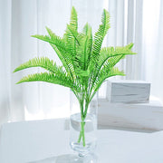 2 pcs 19" Faux Cycas Fern Artificial Leaves Greenery Stems - Green ARTI_FERN_002_S_GRN