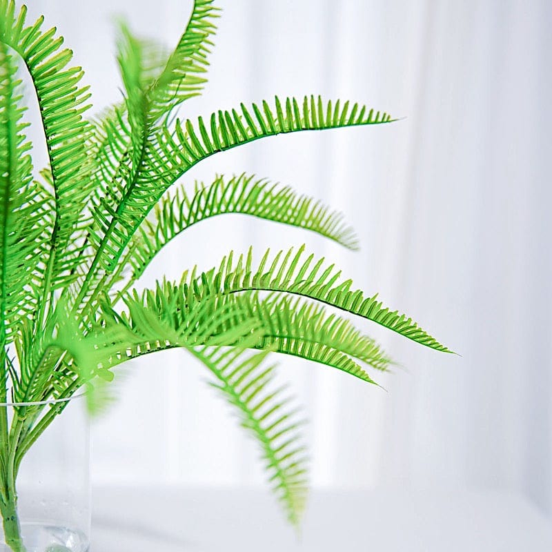 2 pcs 19" Faux Cycas Fern Artificial Leaves Greenery Stems - Green ARTI_FERN_002_S_GRN