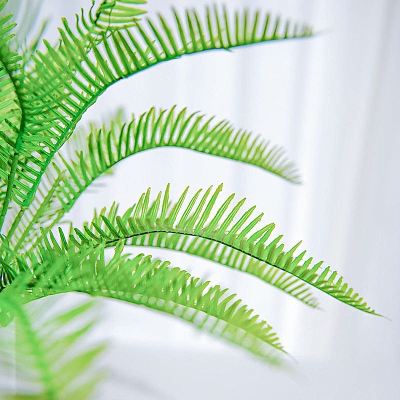 2 pcs 19" Faux Cycas Fern Artificial Leaves Greenery Stems - Green ARTI_FERN_002_S_GRN