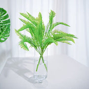 2 pcs 19" Faux Cycas Fern Artificial Leaves Greenery Stems - Green ARTI_FERN_002_S_GRN