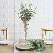 2 pcs 19" tall Eucalyptus Artificial Greenery Bushes