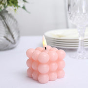 2 pcs 2" Battery Operated Flameless Bubble LED Candles