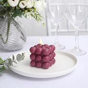 2 pcs 2" Battery Operated Flameless Bubble LED Candles