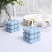 2 pcs 2" Battery Operated Flameless Bubble LED Candles