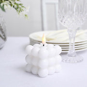 2 pcs 2" Battery Operated Flameless Bubble LED Candles