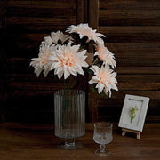 2 pcs 20" tall Artificial Dahlia Silk Flowers Bushes