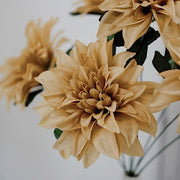 2 pcs 20" tall Artificial Dahlia Silk Flowers Bushes