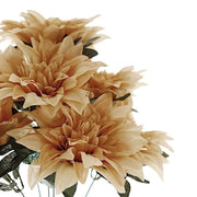 2 pcs 20" tall Artificial Dahlia Silk Flowers Bushes