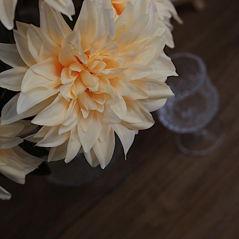 2 pcs 20" tall Artificial Dahlia Silk Flowers Bushes
