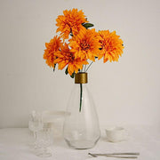 2 pcs 20" tall Artificial Dahlia Silk Flowers Bushes