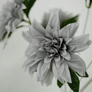 2 pcs 20" tall Artificial Dahlia Silk Flowers Bushes