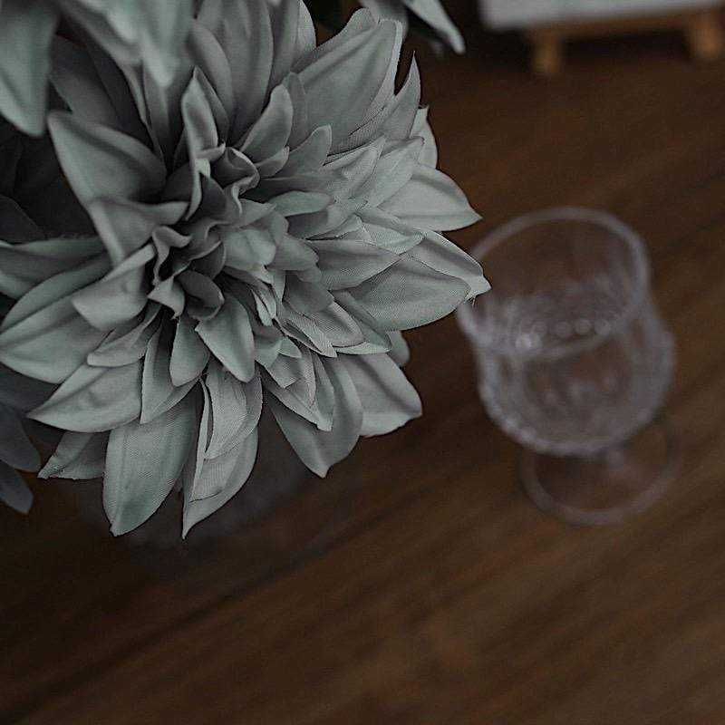 2 pcs 20" tall Artificial Dahlia Silk Flowers Bushes