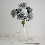 2 pcs 20" tall Artificial Dahlia Silk Flowers Bushes