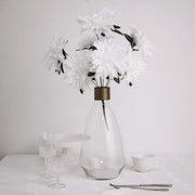 2 pcs 20" tall Artificial Dahlia Silk Flowers Bushes