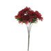 2 pcs 20" tall Artificial Dahlia Silk Flowers Bushes ARTI_DAHL_002_RED