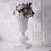 2 pcs 20" tall Decorative Roman Planters Plastic Flower Pots - White PROP_ROMA_30