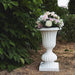 2 pcs 20" tall Decorative Roman Planters Plastic Flower Pots - White PROP_ROMA_30