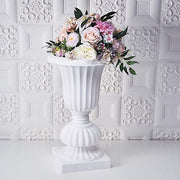 2 pcs 20" tall Decorative Roman Planters Plastic Flower Pots - White PROP_ROMA_30