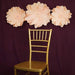 2 pcs 20" wide Artificial Dahlia Flowers for Wall Backdrop - Blush FOAM_FLO004_20_046