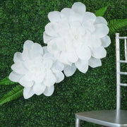 2 pcs 24" wide Artificial Daisy Flowers for Wall Backdrop